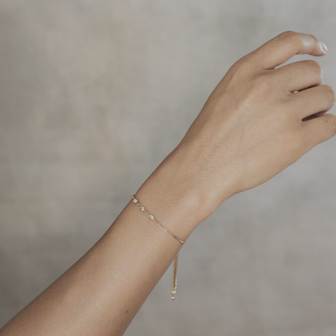 pulsera 3 cristales